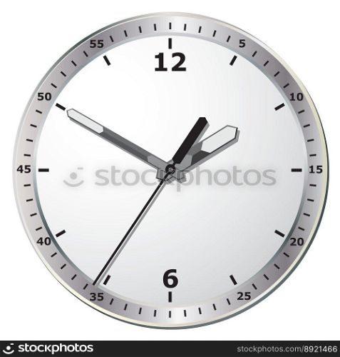 Wall clock vector image
