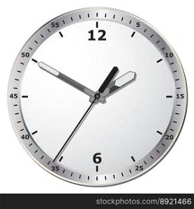 Wall clock vector image