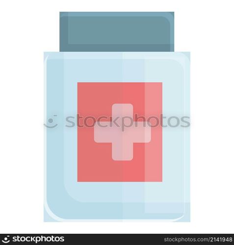 Wall first aid kit icon cartoon vector. Emergency box. Medical bag. Wall first aid kit icon cartoon vector. Emergency box