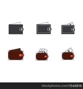 wallet icon vector illustration template