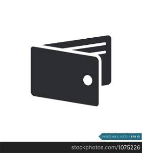 Wallet Icon Vector Logo Template Illustration Design