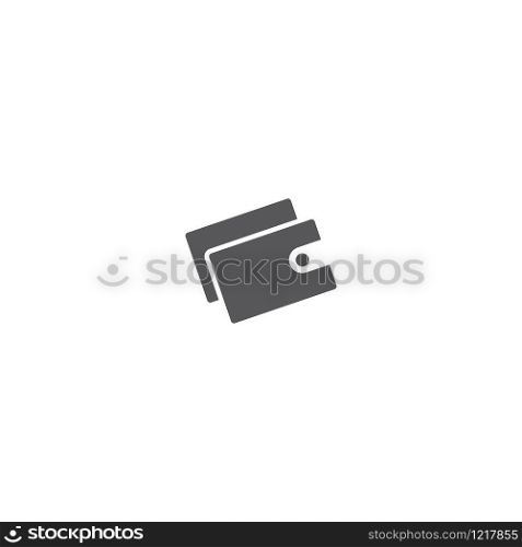 Wallet logo and symbol vector template