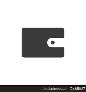Wallet logo vector flat design eps 10