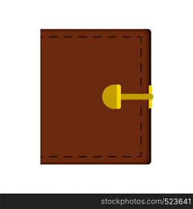Wallet money sign vector icon commerce banking market. Investment wealth cash flat leather pocket business