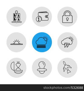 wallet , ring , aeroplane , Ecology , eco , icons , weather , enviroement , icon, vector, design, flat, collection, style, creative, icons , cloud , rain , storm , moon , rainbow , sun , sunlight ,