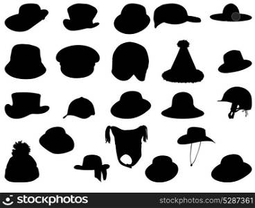 Wallets collection silhouette vector illustration. EPS 10 .