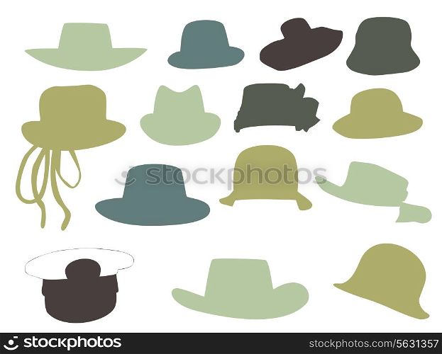 Wallets collection silhouette vector illustration isolated on white background.