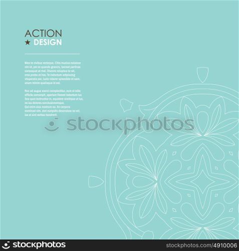 Wallpaper in the oriental style of Baroque. Vector background. Wallpaper in the oriental style of Baroque. Vector background.