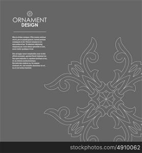 Wallpaper in the oriental style of Baroque. Vector background. Wallpaper in the oriental style of Baroque. Vector background.