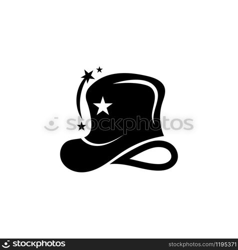 Wand Magic hat Creative icon vector template