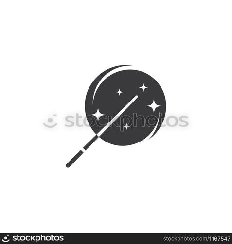 Wand Magic stick icon vector template