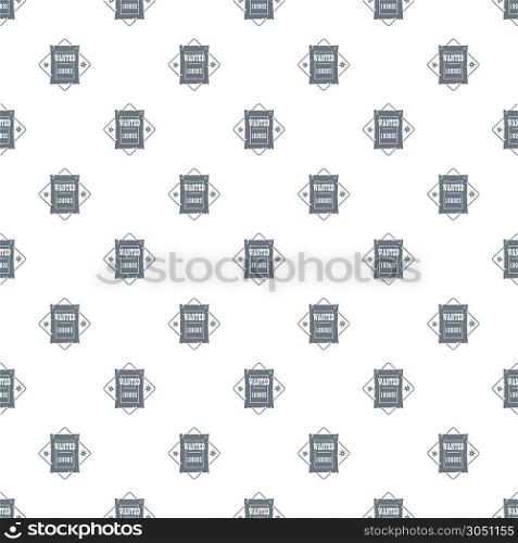Wanted pattern vector seamless repeat for any web design. Wanted pattern vector seamless
