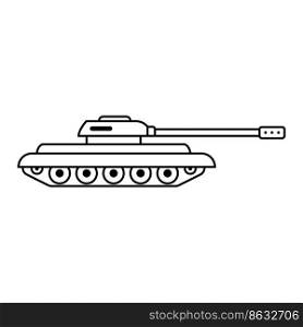 War Tank Icon Vector Design Template