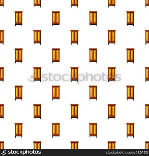 Wardrobe for clothes pattern seamless repeat in cartoon style vector illustration. Wardrobe for clothes pattern