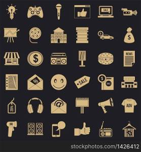 Ware icons set. Simple set of 36 ware vector icons for web for any design. Ware icons set, simple style