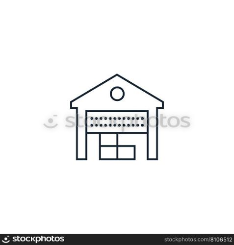 Warehouse creative icon from delivery icons Vector Image