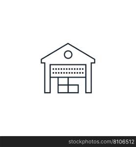 Warehouse creative icon from delivery icons Vector Image