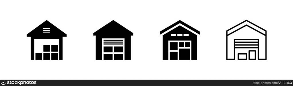 Warehouse icon design element suitable for website, print design or app