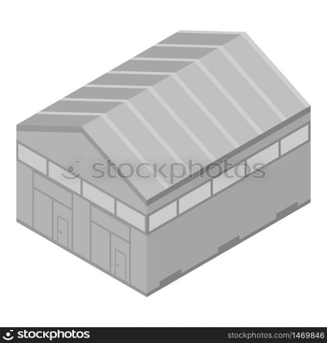 Warehouse icon. Isometric of warehouse vector icon for web design isolated on white background. Warehouse icon, isometric style