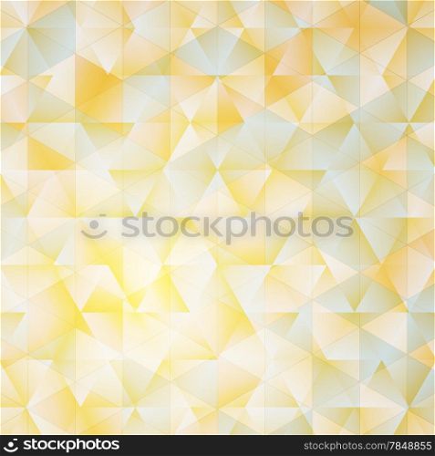 Warm abstract triangular background with filter effect (vector)