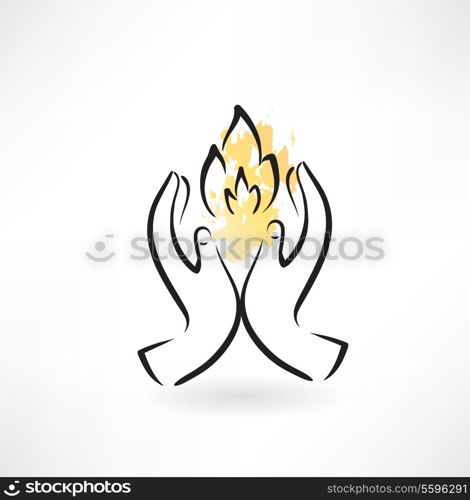 warm hands icon