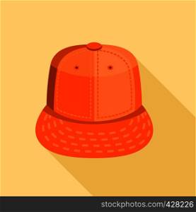 Warm hat icon. Flat illustration of warm hat vector icon for web. Warm hat icon, flat style