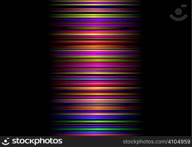 Warm Neon striped background with bright vibrant colours