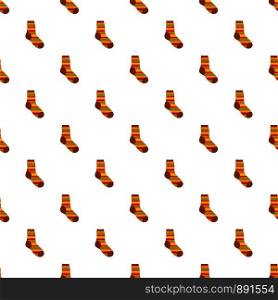 Warm sock pattern seamless vector repeat for any web design. Warm sock pattern seamless vector