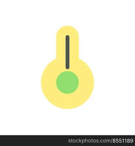 Warmth flat color ui icon. Color balance. Photo editor instrument. Photography retouch. Simple filled element for mobile app. Colorful solid pictogram. Vector isolated RGB illustration. Warmth flat color ui icon