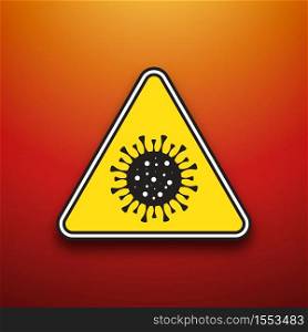 Warning danger of spreading the virus outbreak.