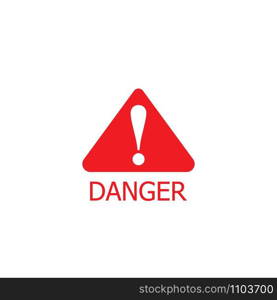 warning danger vector icon illustration design template