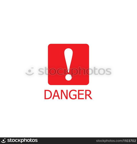 warning danger vector icon illustration design template