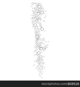 Wash bubble icon. Realistic illustration of wash bubble vector icon for web design. Wash bubble icon, realistic style