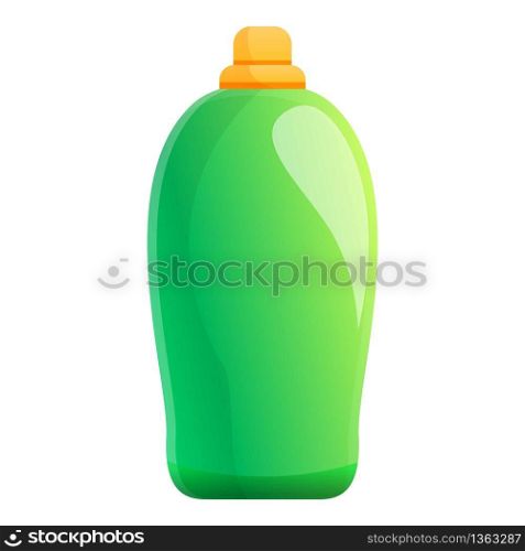 Wash dish gel bottle icon. Cartoon of wash dish gel bottle vector icon for web design isolated on white background. Wash dish gel bottle icon, cartoon style