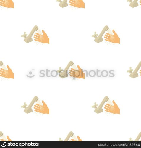 Wash hand pattern seamless background texture repeat wallpaper geometric vector. Wash hand pattern seamless vector
