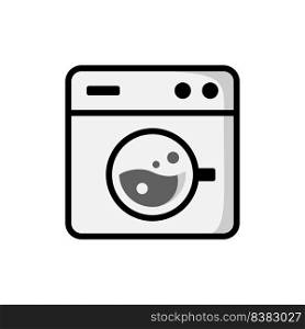 Wash Machine Icon, Laundry logo vector design template.