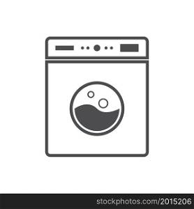 Wash machine. Icon of laundry. Logo of wash service. Symbol of washing, clean, dryer. Laundromat of clothes. Full drum and whirlpool of clothing. Outline sign for label, signage. Vector.. Wash machine. Icon of laundry. Logo of wash service. Symbol of washing, clean, dryer. Laundromat of clothes. Full drum and whirlpool of clothing. Outline sign for label, signage. Vector