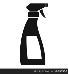 Wash spray icon. Simple illustration of wash spray vector icon for web design isolated on white background. Wash spray icon, simple style