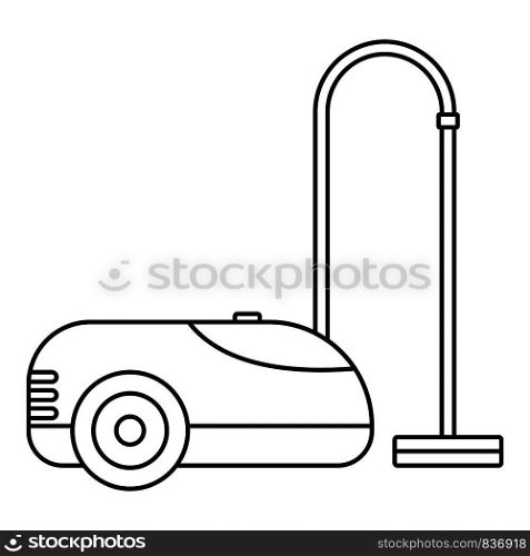Wash vacuum cleaner icon. Outline wash vacuum cleaner vector icon for web design isolated on white background. Wash vacuum cleaner icon, outline style