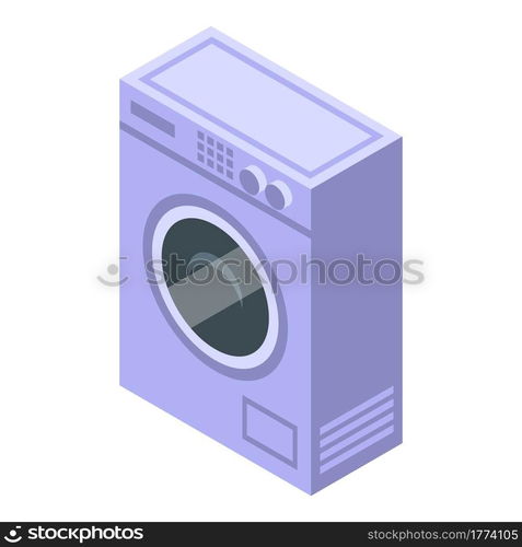 Washer icon. Isometric of Washer vector icon for web design isolated on white background. Washer icon, isometric style