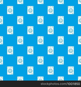 Washer pattern vector seamless blue repeat for any use. Washer pattern vector seamless blue