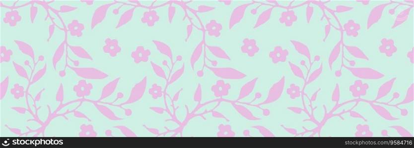 Washi tape design, seamless floral pattern background, blooming, bursting, banner, tag, label