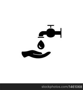 washing hand icon flat vector logo design trendy illustration signage symbol graphic simple