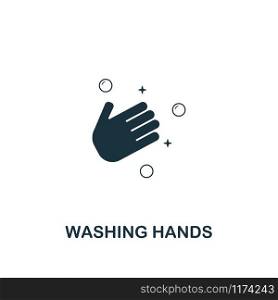 Washing Hands icon. Premium style design from hygiene collection. Pixel perfect washing hands icon for web design, apps, software, printing usage.. Washing Hands icon. Premium style design from hygiene icons collection. Pixel perfect Washing Hands icon for web design, apps, software, print usage