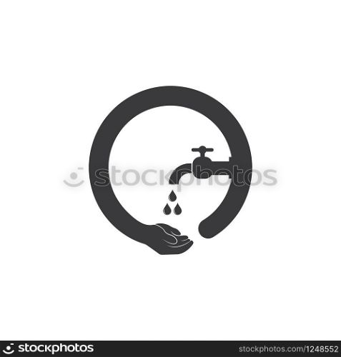 washing hands icon vector design template
