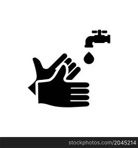 washing hands icon vector illustration