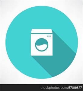 washing machine icon. Flat modern style vector illustration
