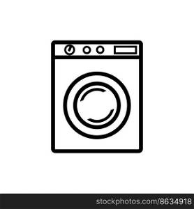 washing machine icon vector illustration symbol design