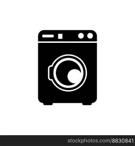 washing machine or laundry icon. vector illustration template design
