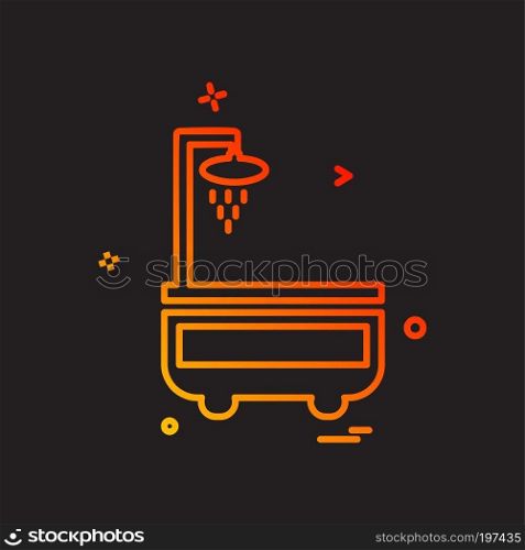 Washroom icon design vector 